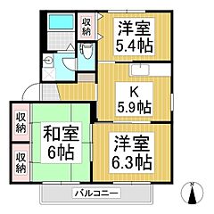 物件の間取り