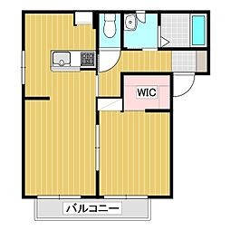 ポポラーレA 2DKの間取図画像