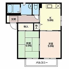 物件の間取り