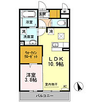 Sejour木之庄 103 ｜ 広島県福山市木之庄町1丁目6-19（賃貸アパート1LDK・1階・41.29㎡） その2