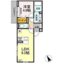 フォース 301 ｜ 広島県福山市花園町2丁目3-25（賃貸アパート1LDK・3階・34.86㎡） その2