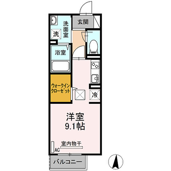 GRADO船町 101｜広島県福山市船町(賃貸アパート1R・1階・27.94㎡)の写真 その2