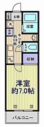 Talassio 1Kの間取図画像