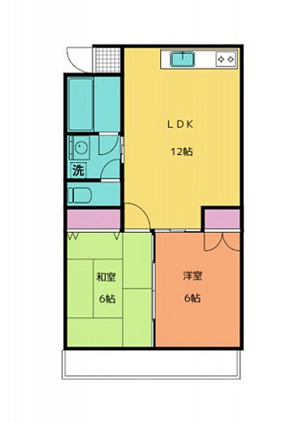 KDビルドII ｜広島県広島市佐伯区皆賀4丁目(賃貸マンション2LDK・2階・54.90㎡)の写真 その2