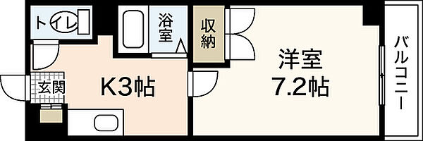 ＣＬＳビル ｜広島県広島市西区井口5丁目(賃貸マンション1K・4階・23.27㎡)の写真 その2