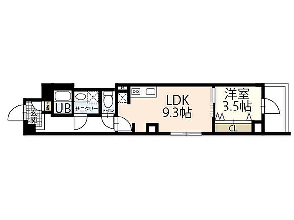 LIFEMENT GLANZ DOBASHI ｜広島県広島市中区土橋町(賃貸マンション1LDK・3階・35.59㎡)の写真 その2