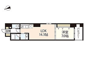 Ｌａ　Ｄｏｌｃｅ　平和大通り  ｜ 広島県広島市中区三川町（賃貸マンション1LDK・6階・50.76㎡） その2