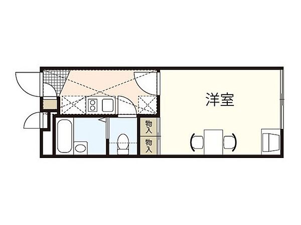 レオパレスあけぼの ｜広島県広島市東区曙2丁目(賃貸マンション1K・3階・19.87㎡)の写真 その2