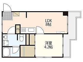 grassII  ｜ 広島県広島市西区草津新町1丁目（賃貸マンション1LDK・2階・31.20㎡） その2