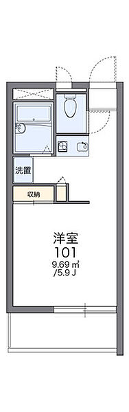 レオパレスflora ｜広島県広島市佐伯区五日市6丁目(賃貸マンション1K・3階・20.28㎡)の写真 その2