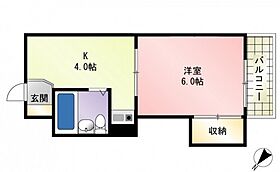 コーポ梶岡  ｜ 広島県広島市安佐南区西原5丁目（賃貸マンション1K・5階・24.05㎡） その2