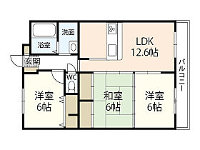 アスロード  ｜ 広島県広島市安佐南区相田6丁目（賃貸マンション3LDK・3階・66.10㎡） その2