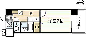 パークサイド羽衣  ｜ 広島県広島市中区羽衣町（賃貸マンション1K・6階・24.80㎡） その2