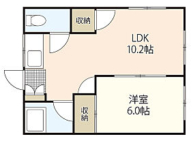 松島荘  ｜ 広島県広島市西区観音新町3丁目（賃貸アパート1LDK・1階・34.80㎡） その2