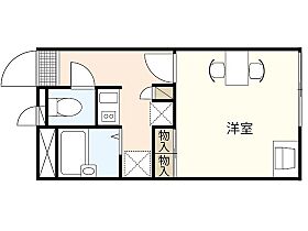 レオパレスFriendsIII  ｜ 広島県広島市東区戸坂惣田1丁目（賃貸アパート1K・2階・20.28㎡） その2