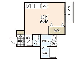 ディアム緑井  ｜ 広島県広島市安佐南区緑井1丁目（賃貸アパート1R・2階・28.15㎡） その2