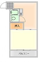 広島県広島市佐伯区楽々園4丁目（賃貸マンション1K・2階・19.38㎡） その2