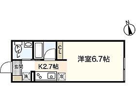 Ｐｅｒｆｅｔｔｏ  ｜ 広島県大竹市小方1丁目（賃貸アパート1K・1階・21.28㎡） その2