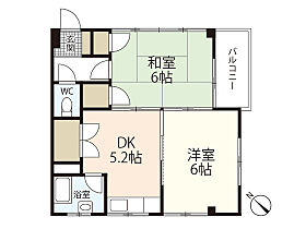 大町東ビル  ｜ 広島県広島市安佐南区大町東1丁目（賃貸マンション2K・3階・38.00㎡） その2