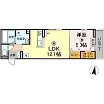 D-room楽々園  ｜ 広島県広島市佐伯区楽々園5丁目（賃貸アパート1LDK・3階・43.44㎡） その2