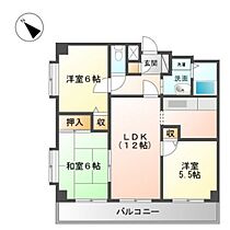 グレイスハイム？1  ｜ 広島県広島市安佐南区大町西3丁目（賃貸マンション3LDK・5階・66.00㎡） その2