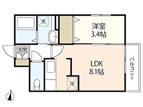 Ｆ・Ｒ I  ｜ 広島県広島市佐伯区五日市中央1丁目（賃貸アパート1LDK・3階・29.56㎡） その2