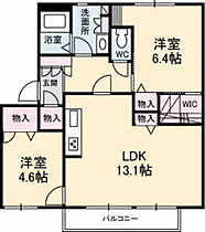 ベルメゾン矢賀　B棟  ｜ 広島県広島市東区矢賀6丁目（賃貸アパート2LDK・2階・58.72㎡） その2