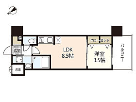 S-RESIDENCE空港通りawesome  ｜ 広島県広島市西区西観音町（賃貸マンション1LDK・3階・29.76㎡） その2