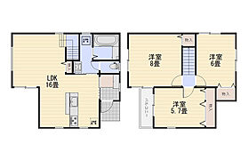 アフィット西原　A  ｜ 広島県広島市安佐南区西原8丁目（賃貸一戸建3LDK・--・77.84㎡） その1