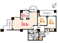 物件の間取り