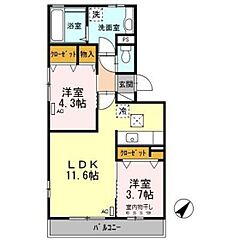 物件の間取り