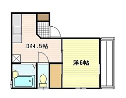 シャーロームあさひ 1DKの間取図画像