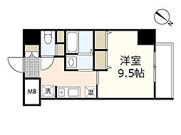メゾン富士見町 1Kの間取図画像