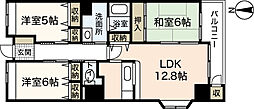 ワイビル 3LDKの間取図画像