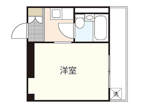 渡部ビル ｜広島県広島市東区若草町(賃貸マンション1K・2階・19.00㎡)の写真 その2