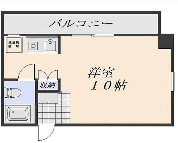 Y‘ｓビル ｜広島県広島市佐伯区五日市駅前1丁目(賃貸マンション1R・4階・23.60㎡)の写真 その2