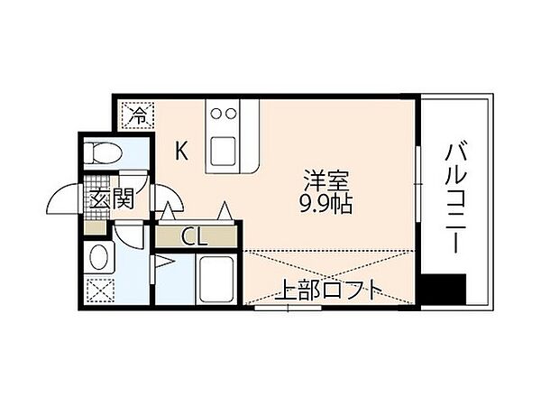 広島県広島市西区井口5丁目(賃貸マンション1R・8階・28.70㎡)の写真 その2