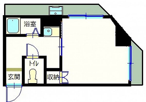 ハーモニー光町 ｜広島県広島市東区光町2丁目(賃貸マンション1K・4階・21.92㎡)の写真 その2