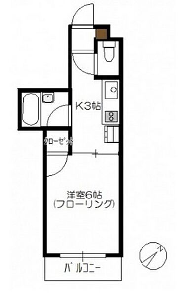 STビルNo.13 ｜広島県広島市佐伯区三宅4丁目(賃貸マンション1K・3階・22.00㎡)の写真 その2