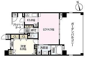 エレンシーレ宮島  ｜ 広島県廿日市市宮島口西1丁目（賃貸マンション1LDK・2階・63.24㎡） その2