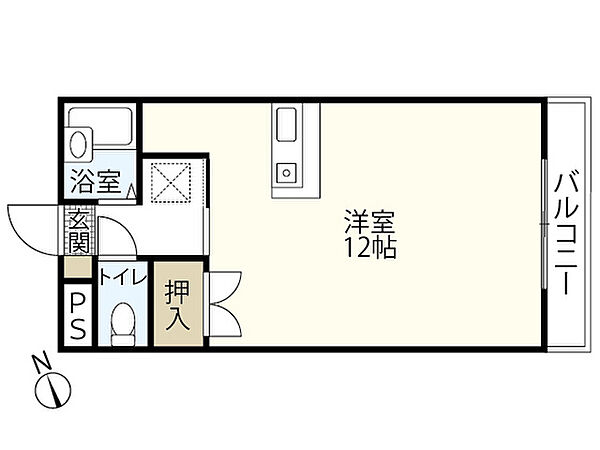 広島県広島市安佐南区上安2丁目(賃貸マンション1R・2階・30.00㎡)の写真 その2