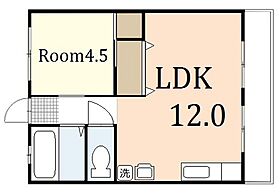 広島県広島市安佐南区八木9丁目（賃貸マンション1LDK・1階・36.30㎡） その2