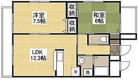 広島県広島市安佐南区八木4丁目（賃貸マンション2LDK・3階・57.60㎡） その2