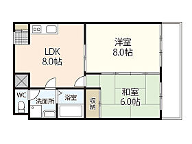 フジウラビル  ｜ 広島県広島市中区榎町（賃貸マンション2LDK・4階・48.50㎡） その2