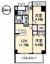 広島県広島市安佐南区緑井1丁目（賃貸マンション2LDK・9階・65.65㎡） その2