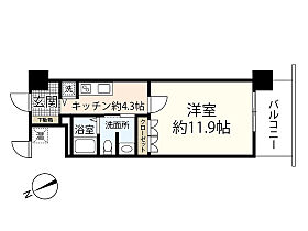 グランアークテラス  ｜ 広島県広島市東区若草町（賃貸マンション1K・6階・38.49㎡） その2