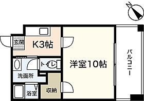 広島県広島市安佐南区古市2丁目（賃貸マンション1K・7階・31.50㎡） その2