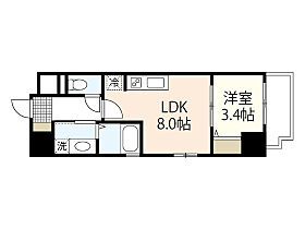 月光幟町壱番館  ｜ 広島県広島市中区幟町（賃貸マンション1LDK・8階・29.57㎡） その2