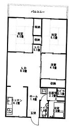 間取図画像 3LDK