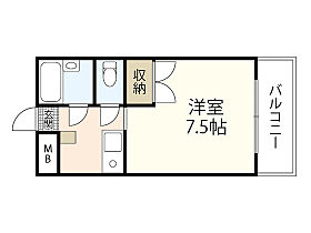 広島県広島市西区横川町1丁目（賃貸マンション1K・3階・25.00㎡） その2